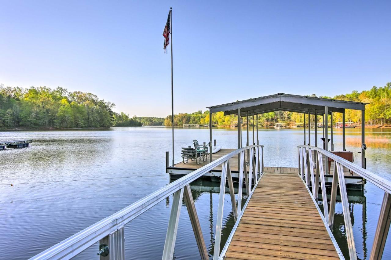 Lakefront South Carolina Abode With Deck And Boat Dock Fair Play ภายนอก รูปภาพ